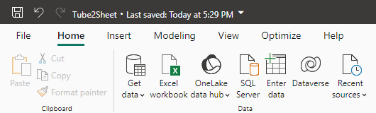 Create Blank Query in Power BI